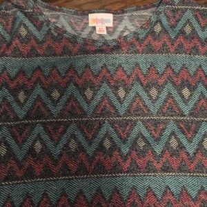 Lularoe XS Irma. Chevron